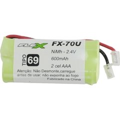 Bateria para Telefone AAA 2,4V 600mAh FX-70U