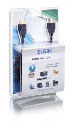 Cabo HDMI 5,0m Elgin - comprar online