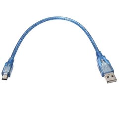 Cabo USB-A 2.0 para Mini USB 5 Pinos 30cm - comprar online