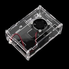 Case de Acrílico com Cooler para Raspberry Pi 3 - RECICOMP - Arduino, Robótica e Embarcados