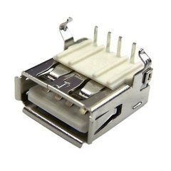 Conector USB-A Fêmea 90º para PCI