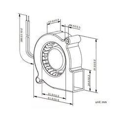 Cooler Radial 5015 12V 50mm para Impressora 3D - RECICOMP - Arduino, Robótica e Embarcados