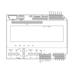 Display LCD Shield com Teclado para Arduino - RECICOMP - Arduino, Robótica e Embarcados