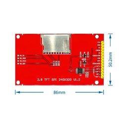 Display LCD 2.8" SPI TFT TouchScreen na internet