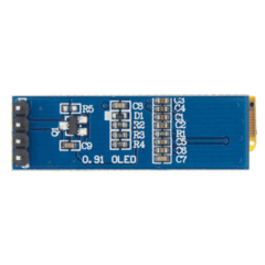 Display OLED 0.91″ 128x32 I2C Branco - comprar online