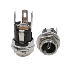 Conector Jack P4 2,1mm com Rosca