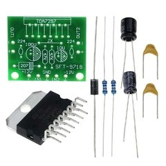 Amplificador de Áudio TDA7297 15W+15W – Kit DIY