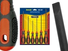 Kit com 6 Chaves de Fenda Hikari HC-6F - comprar online