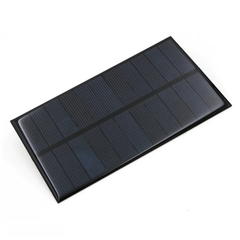Mini Painel Solar Fotovoltaico 5,5V 350mAh