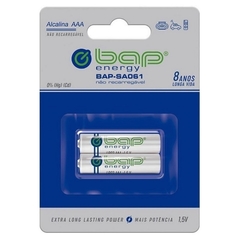 Pilha Alcalina AAA 1,5V BAP-SA061 Bap Energy