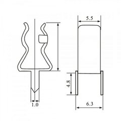 Porta Fusível Latão 5x20 para PCI - comprar online