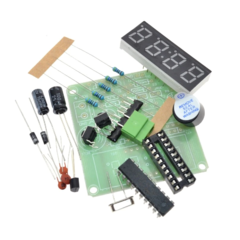 Relógio Eletrônico STC12C2052 com Alarme – Kit DIY - comprar online