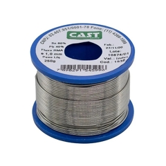 Rolo de Solda Estanho 1,0mm 250g Cast