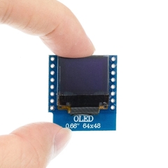 Display OLED 0.66" 64x48 I2C Shield para ESP32 D1 Mini - comprar online