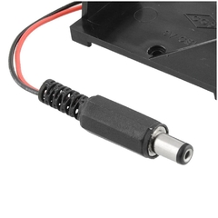 Suporte para Bateria 9V com Plug P4 na internet