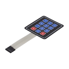 Teclado Matricial de Membrana 4x3 12 Teclas - comprar online