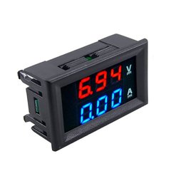 Voltímetro e Amperímetro Digital 0-100VDC 0-10A