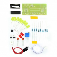 VU Meter 10 LEDs Bargraph com LM3915 – Kit DIY