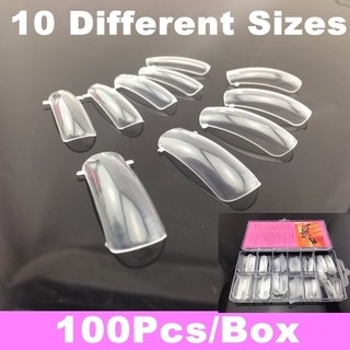 100 CAPSULAS PARA UÑAS ENCAPSULADAS DE LAS MANOS * PROFESIONAL NAIL (CH) - comprar online