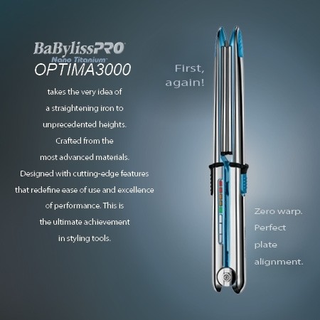 PLANCHITA DE ALTA TEMPERATURA MARCA BABYLISS PRO MODELO OPTIMA