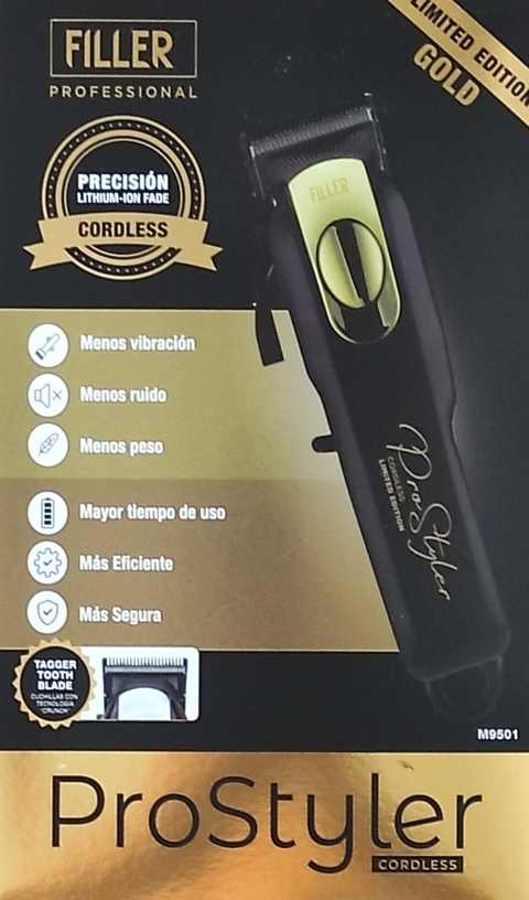 CORTADORA PROFESIONAL RECARGABLE MARCA FILLER MODELO PROSTYLER EDICION LIMITADA * SIMIL WAHL MAGIC CLIP