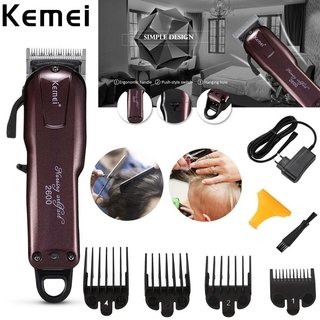 CORTADORA RECARGABLE MARCA KEMEI MODELO KM-2600 + ACCESORIOS (SA) - comprar online