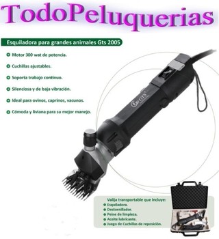 ESQUILADORA PROFESIONAL MARCA GTS MODELO 2005 PARA OVEJAS * LANA en internet