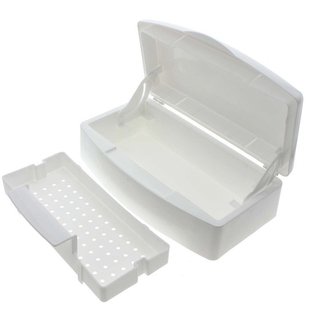 BANDEJA SANITIZANTE Para Esterilizar Alicates Herramientas Tijeras Peines Cuchillas Modelo HH6605 (CH) - tienda online