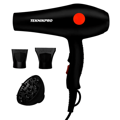 SECADOR DE PELO PROFESIONAL MARCA TEKNIKPRO MODELO 2800 ALTRO * 1600w (TK)