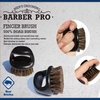 CEPILLO ANILLO MINI MADERA OVALADO DE CERDAS SINTETICAS BARBER PRO MODELO AN424 * 3710 PARA BARBERIA en internet