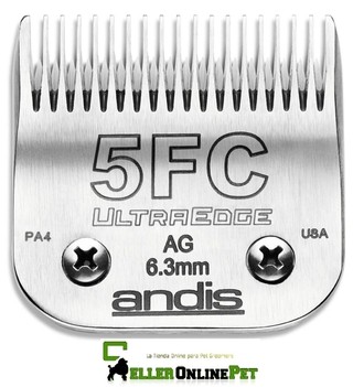 CUCHILLA MARCA ANDIS COMPATIBLE CON OTRAS MARCAS N° 5FC