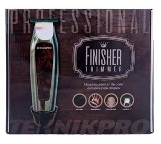 CORTADORA DE PELO CON CABLE MARCA TEKNIKPRO MODELO FINISHER + ACCESORIOS