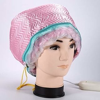 GORRO ELECTRICO TERMICO PREMIUM ACOLCHADO CON 2 TEMPERATURAS PARA BAÑO DE CREMA ó SHOCK QUERATINA * REEMPLAZA AL VAPORIZADOR DE CASCO