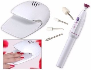 CABINA PARA SECADO DE UÑAS POR VENTILACION A PILAS MARCA NAIL DRYER + MINI TORNO (CH) "LIQUIDACION"