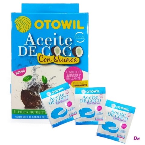 ACEITE DE COCO CON QUINOA MARCA OTOWIL SACHET POR 10ml