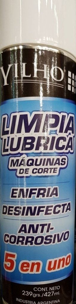 AEROSOL MARCA YILHO LINEA BARBER 5 EN 1 DESINFECTANTE + LUBRICANTE + REFRIGERANTE / ENFRIANTE + LIMPIADOR + PREVIENE EL OXIDO PARA CUCHILLAS * PELUQUERIA BARBERIA - TODOPELUQUERIAS