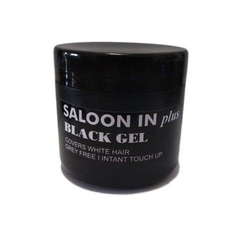 GEL MODELADOR MATIZADOR DE CANAS BLACK * NEGRO PARA EL CABELLO MARCA SALOON IN POR 250 grs.