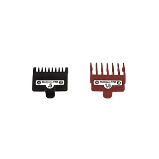 Imagen de SET DE 2 PEINES GUIA MARCA BABYLISS Nº 1/2 (1,5 mm) + N° 1 1/2 ( 4.8 mm) Compatible Con SUPER TAPER, COLOUR PRO, HOME PRO y otras