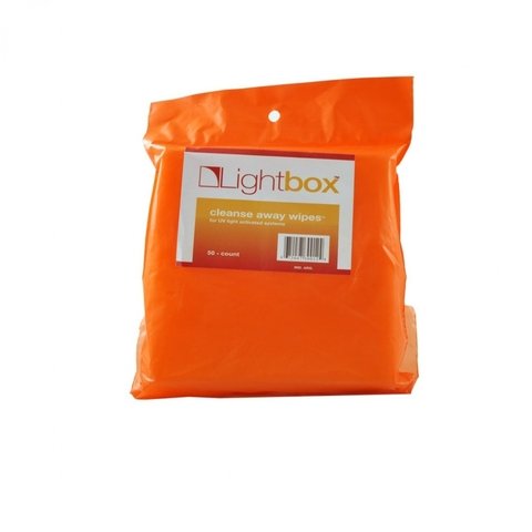 50 CLEANSE WIPES MARCA LIGHTBOX