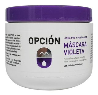 MASCARA MATIZADOR VIOLETA MARCA OPCION POR 500 ml.