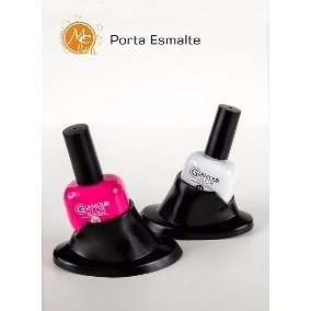 PORTA / POSA ENVASE DE ESMALTE DE SILICONA PARA MESA (CH) - comprar online