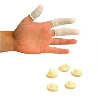 30 DEDALES DE LATEX / GOMA PARA MANICURIA, ARTESANIAS, ETC * Protector dedo (CH) - tienda online