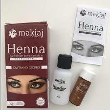 HENNA TINTE PERFILADOR PARA CEJAS MARCA MAKIAJ (BRASIL) VARIOS TONOS * PARA VARIOS SERVICIOS (CH) - comprar online