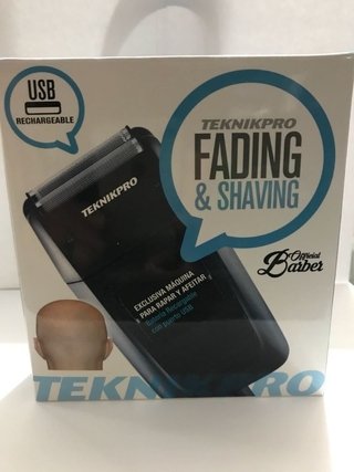 CABEZAL + CUCHILLAS DE REEMPLAZO PARA AFEITADORA MARCA TEKNIKPRO PARA AFEITAR Y RAPAR MODELO FADING & SHAVING - tienda online