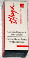 Gel para uñas, secado sin lampara UV, con calcio Marca THUYA por 14 ml. en internet