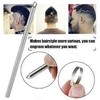 NAVAJA LAPIZ PROFESIONAL MODELO RAZOR PEN PARA PELUQUERIA ó BARBERIA CON 10 FILOS INTERCAMBIABLES + PINZA PARA CAMBIAR LOS FILOS COLOR PLATA (CH) - TODOPELUQUERIAS