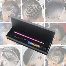 NAVAJA LAPIZ PROFESIONAL MODELO RAZOR PEN PARA PELUQUERIA ó BARBERIA CON 10 FILOS INTERCAMBIABLES + PINZA PARA CAMBIAR LOS FILOS COLOR DORADO (CH)