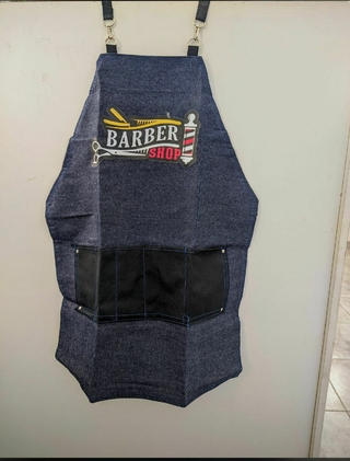 DELANTAL DE JEAN ECONOMICO * PELUQUERIA / BARBERIA / BARBERO - comprar online