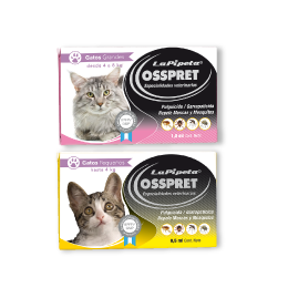 PIPETA PARA GATOS DE 1 A 4 Kg MARCA OSSPRET PULGICIDA GARRAPATICIDA REPELENTE DE MOSCAS Y MOSQUITOS en internet