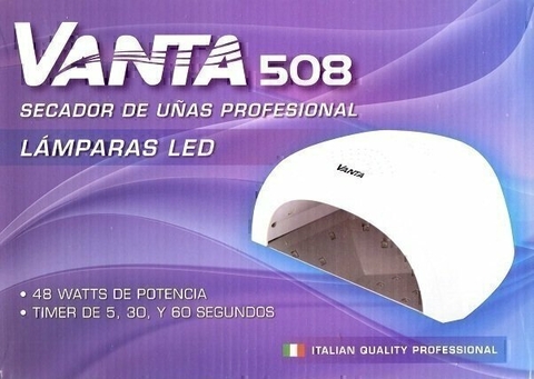 CABINA "USADA" UV LED MARCA VANTA DE 48 WATT MODELO 508 PARA UÑAS DE MANOS Y PIES * UÑAS GELIFICADAS Y ESMALTE SEMIPERMANENTE